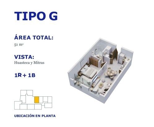 Departamento en Preventa Corredor Alameda Purísima — fotografía 3