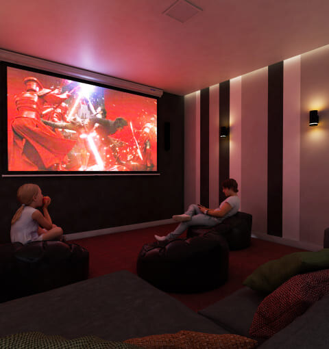 Sala de cine en Semillero Madero